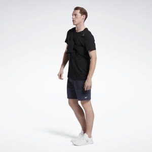 Reebok United by Fitness MyoKnit Kurze Hose Herren - Navy/Schwarz - DE 035-GWA